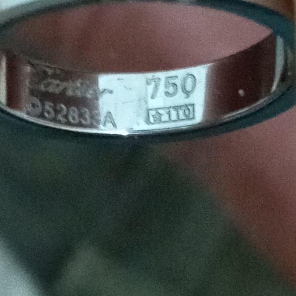 Cartier white gold ring